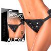 1 alexia universal adjustable strap on harness with belt