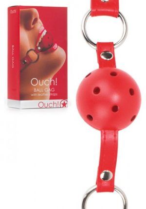 Ouch!: Ball Gag, röd