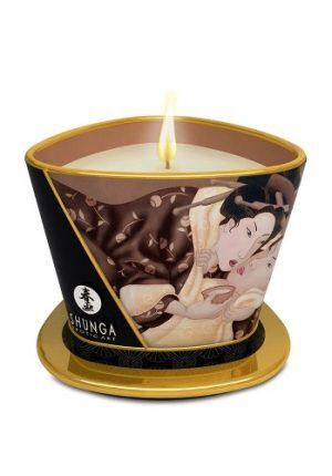 Shunga Massageljus, Chocolate - 170 ml
