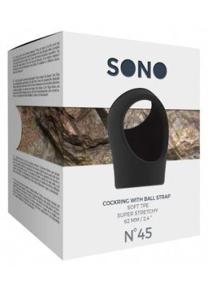 SONO N.45 Svart Penis- & Pungring