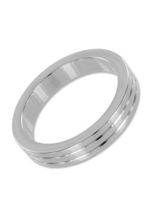 Ribbed Steel Cockring 50 mm
