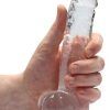 RealRock: Crystal Clear Realistic Dildo, 17 cm