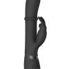 Halo Ring Rabbit Vibrator Black