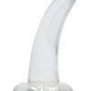 RealRock: Crystal Clear Non Realistic Dildo, 12 cm