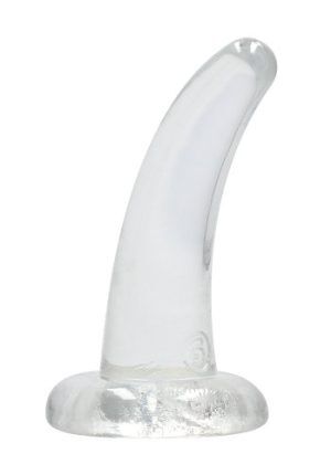 RealRock: Crystal Clear Non Realistic Dildo, 12 cm