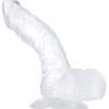 B Yours: Diamond Sparkle Dildo, 16.5 cm, transparent
