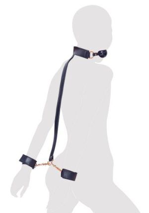 Bad Kitty Gag and Cuff Set