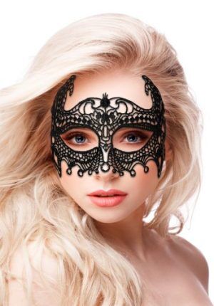 Empress black lace mask