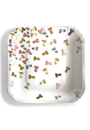 Glitterati Penis Party Plates