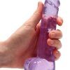 Lila Dildo Med Sugpropp 17cm