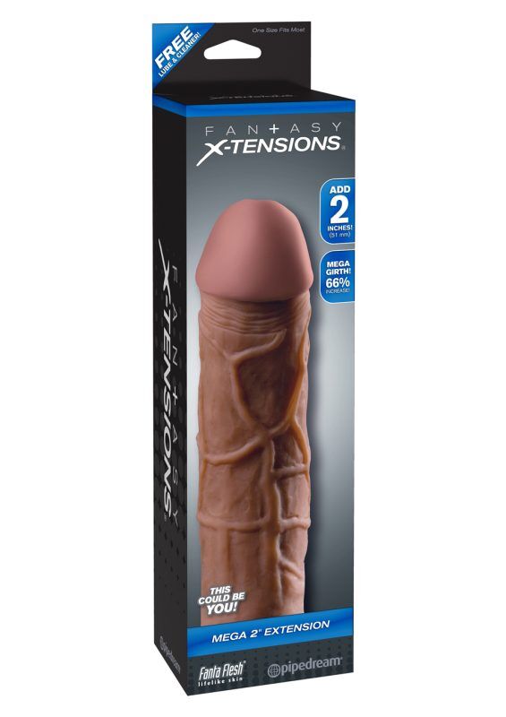 Pipedream Fantasy X-tensions Mega 2 Extension Brown