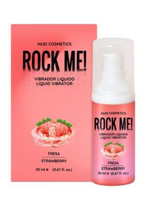 Rock Me Liquid Vibrator Strawberry 20 ml