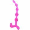Bendy twist Analkulor, beads - Rosa