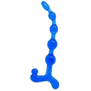 Bendy twist Analkulor, beads - Blå
