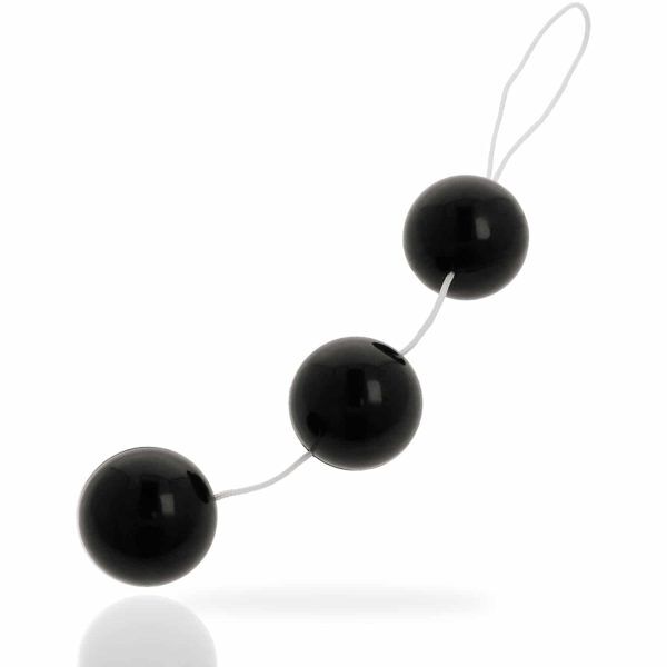 Pleasure Balls - Analkulor 15 x 3,8 cm - Svart