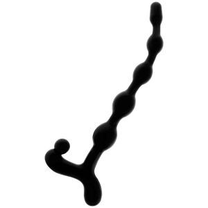 Analkulor, beads 22 cm - Svart