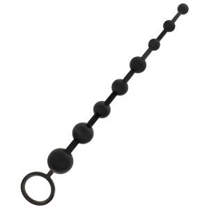 Analkulor, beads 29 cm - Svart