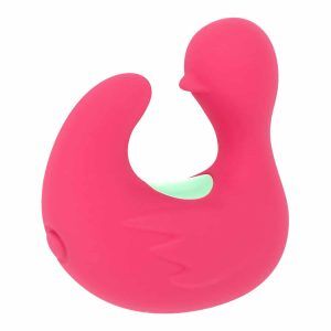Duckymania - Uppladdningsbar Silikon Stimulator - Fingervibrator - Rosa