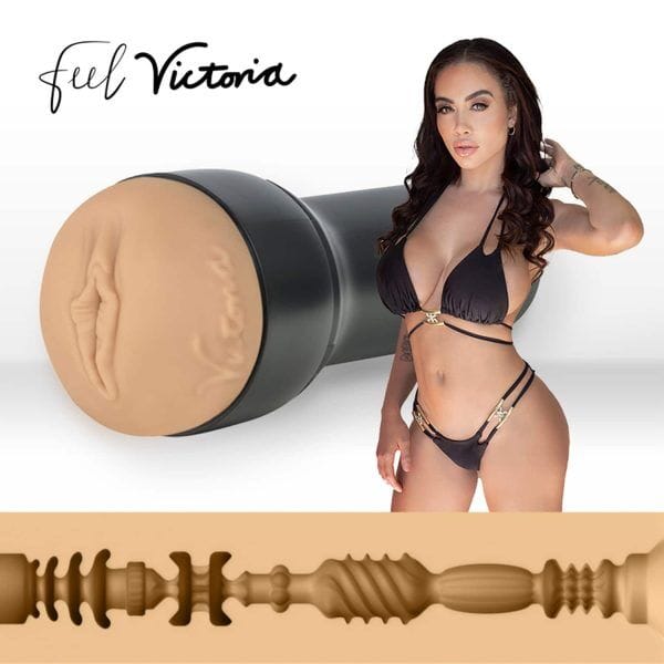 Kiiroo Feel Victoria Stroker - Fleshlight Keon Vaginal Masturbator Sleeve - Victoria June