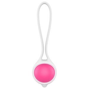 Womanvibe - Geishakula Keisy I Knipkula i Premium Silikon - Vit/Rosa