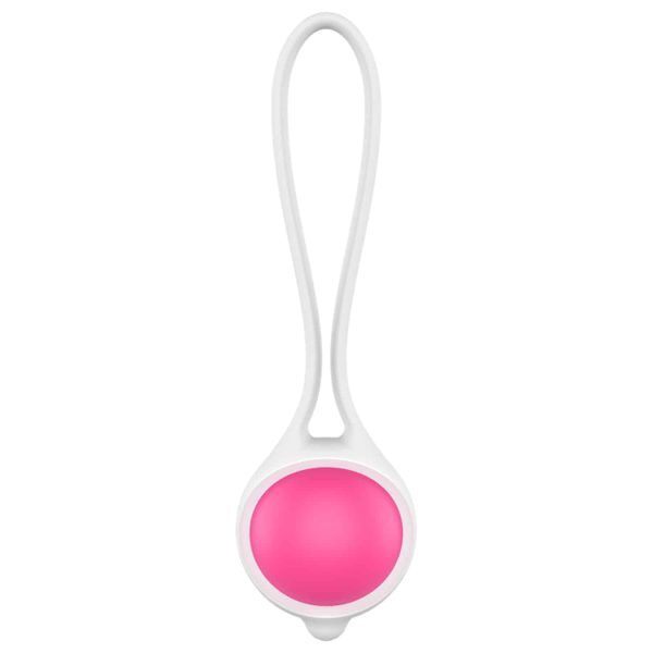 Womanvibe - Geishakula Keisy I Knipkula i Premium Silikon - Vit/Rosa