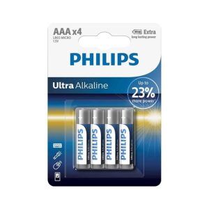 Ultra Alkaline Batteri AAA LR03 4-pack