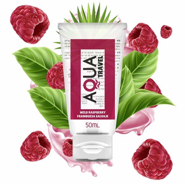 Wild Rasberry - Smaksatt Vattenbaserat Glidmedel 50 ml - Vilda Hallon