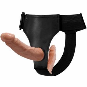 Ultra Passionerad Sele med Dubbel Dildo Strap-On