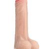 LoveToy: Sliding-Skin Dildo, 17.5 cm, ljus