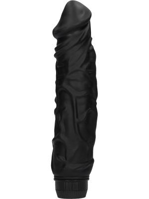 Shots Toys: Realistic Multispeed Vibrator, 23 cm, svart