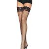 Leg Avenue: Stay Up Fishnet Thigh Highs, One Size