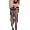 Cottelli Legwear: Höfthållare med Strumpor, One Size