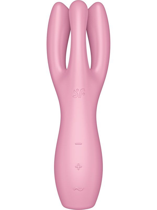 Satisfyer: Threesome 3 Vibrator, rosa