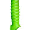 Ouch! Glow in the Dark: Swirl Stretchy Penis Sleeve