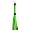 Ouch! Glow in the Dark: Bonded Leather Flogger