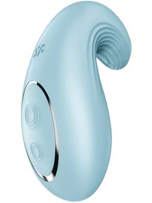 Satisfyer: Dipping Delight, Lay-on Vibrator, ljusblå