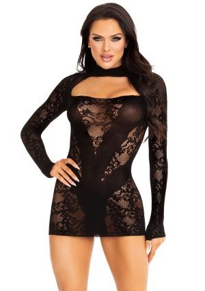 Leg Avenue Mini Dress I Nät - Svart