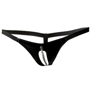 Stringtrosa med kedja i polyester S/M
