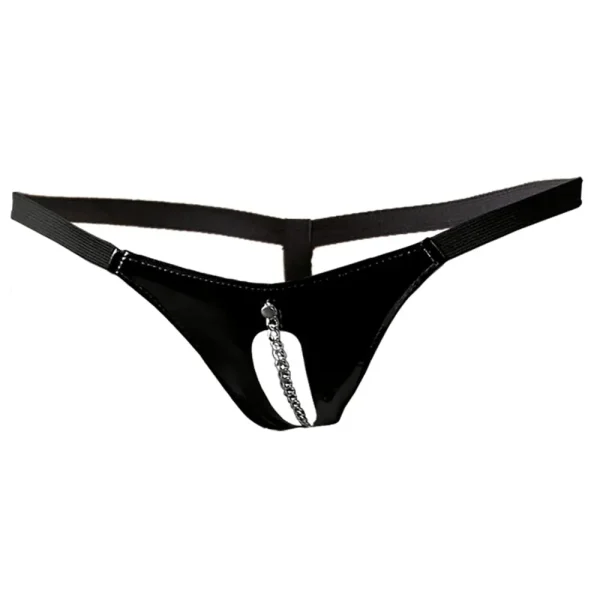 Stringtrosa med kedja i polyester S/M