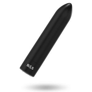Black&Silver - Bullet Vibrator - Kernex 2 vibrerande magnetisk minivibrator - Svart