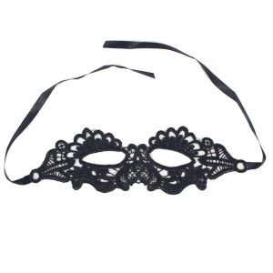 Enchanting Mask - Ögonmask i vacker spets - Svart