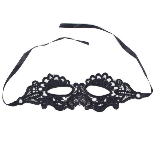 Enchanting Mask - Ögonmask i vacker spets - Svart