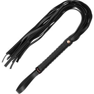 Flogger - Läderpiska - Svart