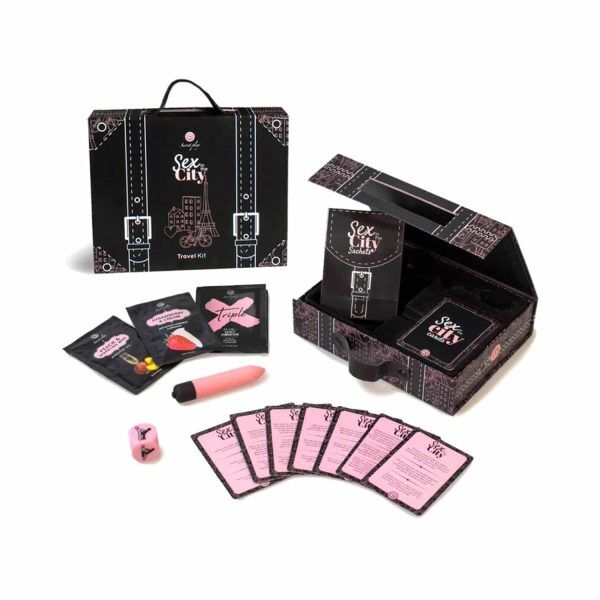 Secretplay - Sexspelet för par - Sex i Staden - Resepaket (ES/EN/DE/FR/NL/PT)