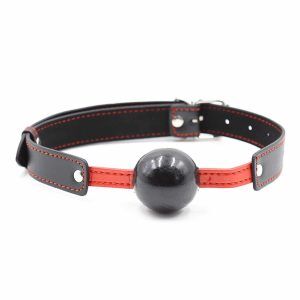 TTPE Ball Gag - Justerbar Munkavel - Svart/Röd