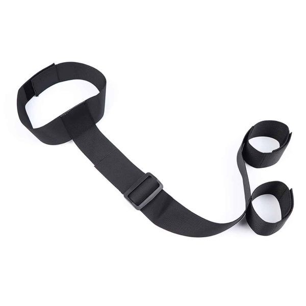 Halsband Choker med Handbojor - Svart
