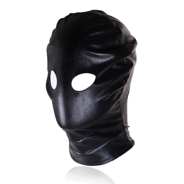 Öhmama! Fetish - Heltäckande Ansiktsmask med endast hål för ögonen - Svart