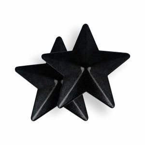 Coquette Accessories - Stjärnformade Nipple Covers - Chic Desire Pasties i Svart Metall