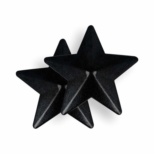 Coquette Accessories - Stjärnformade Nipple Covers - Chic Desire Pasties i Svart Metall