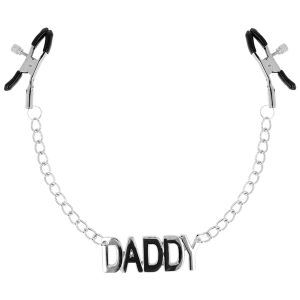 Öhmama! Fetish Nipple Clamps - Bröstklämmor med kedja - "Daddy"